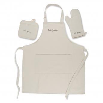 comprar LOTE DELANTAL + MANOPLA + AGARRADOR