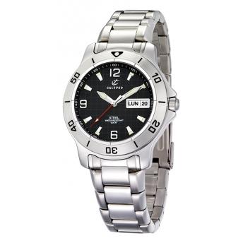 comprar RELOJ CABALLERO CALYPSO ACERO ESFERA NEGRA