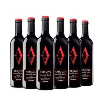 comprar 6 BOTELLAS VINO TINTO MARQUES DE RISCAL ARIENZO CRIANZA 75CL 