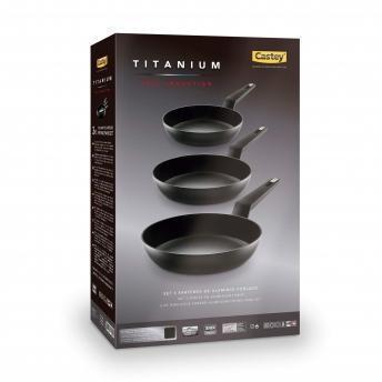 comprar SET 3 SARTENES TITANIUM 18-22-26 CM