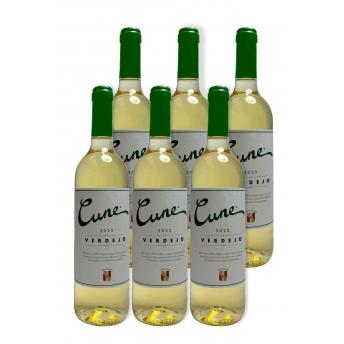 comprar VINO VERDEJO CUNE 6 BOT.